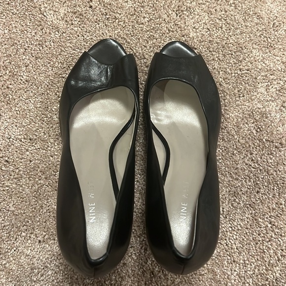 Women’s size 8 1/2 nine W. peep toe stiletto shoes - Picture 4 of 4